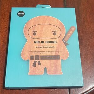OTOTO Ninja Board Cutting Board & Knife